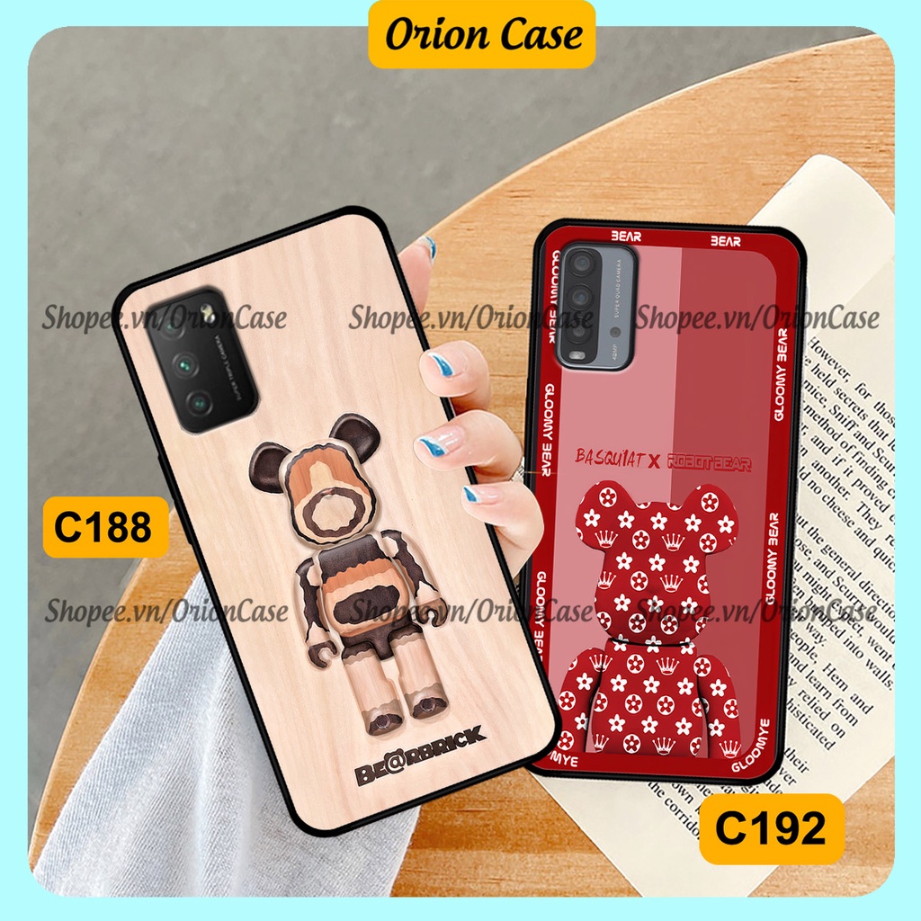 Ốp lưng Xiaomi Redmi 9T - Poco M3 in hình bearbrick 3D thời trang, cá tính. ốp chống sốc, bền đẹp