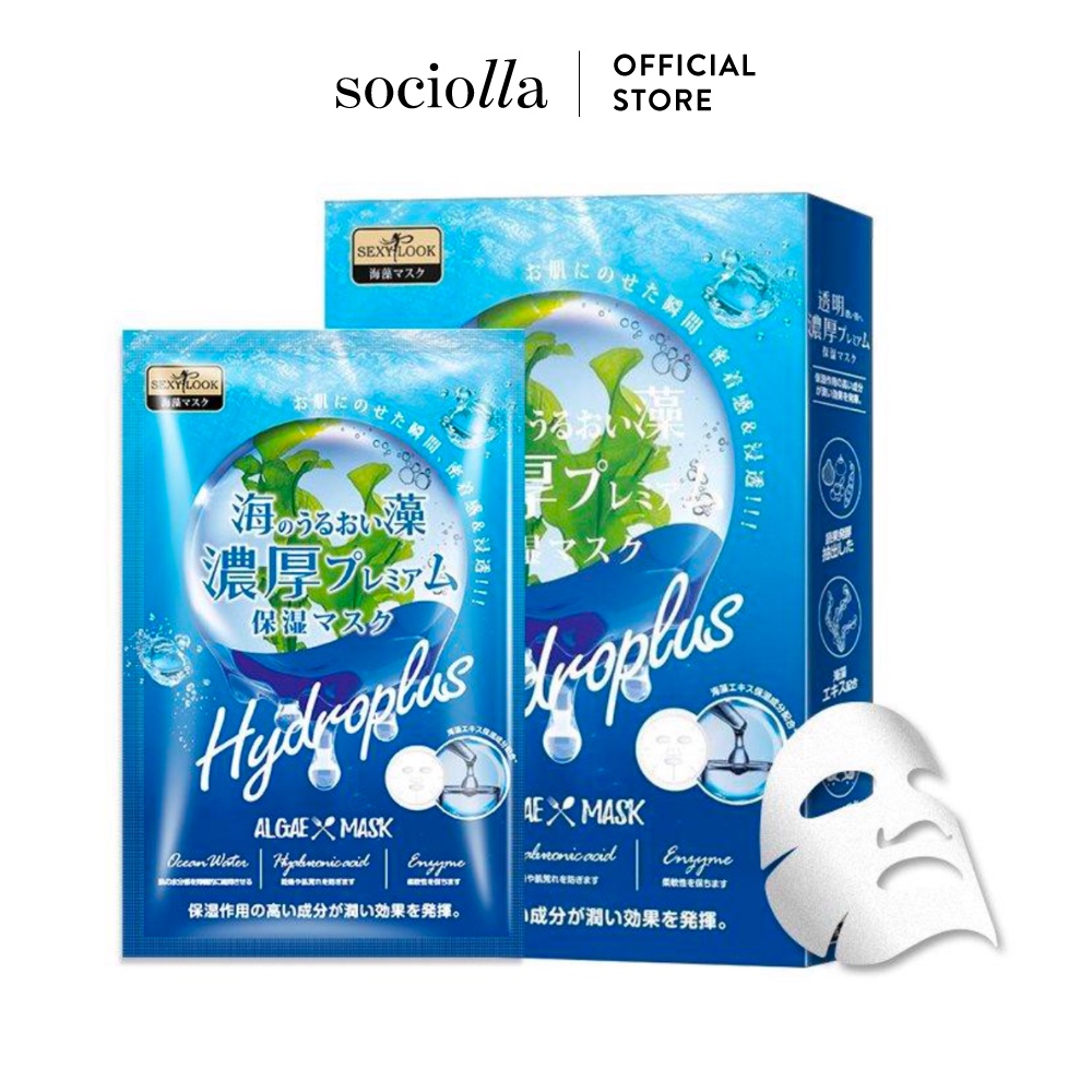 Mặt Nạ Dưỡng Ẩm Rong Biển Đại Dương Sexy Look Marine Algae Moisturizing Facial Treatment Mask