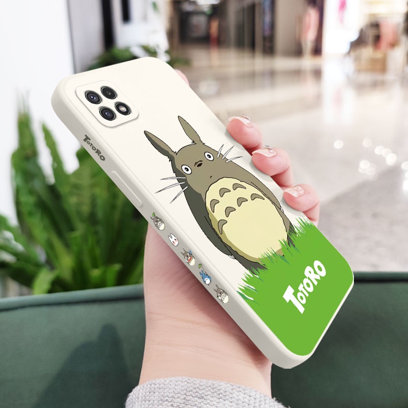 Ốp Điện Thoại Mềm Họa Tiết Mèo Béo Sáng Tạo Bảo Vệ Toàn Diện Cho Samsung Galaxy A22 A12 4G 5G A02 A02S