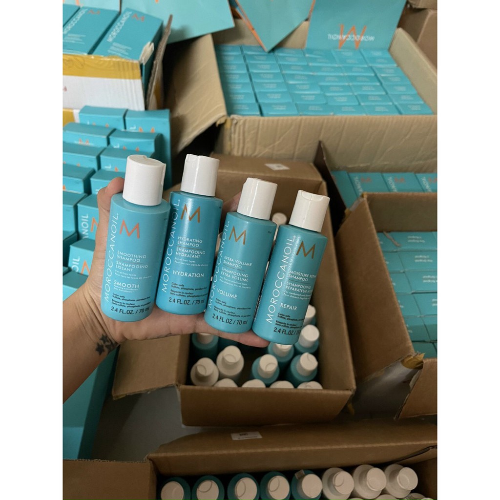 [ MOROCCANOIL ] DẦU GỘI XẢ SUÔM MƯỢT MOROCCANOIL SMOOTH 70ML CHÍNH HÃNG