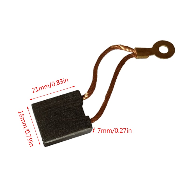 Set 2 Động Cơ Chổi Than 21x18x7mm 1351 1601 Dành Cho Máy Mài Góc Điện