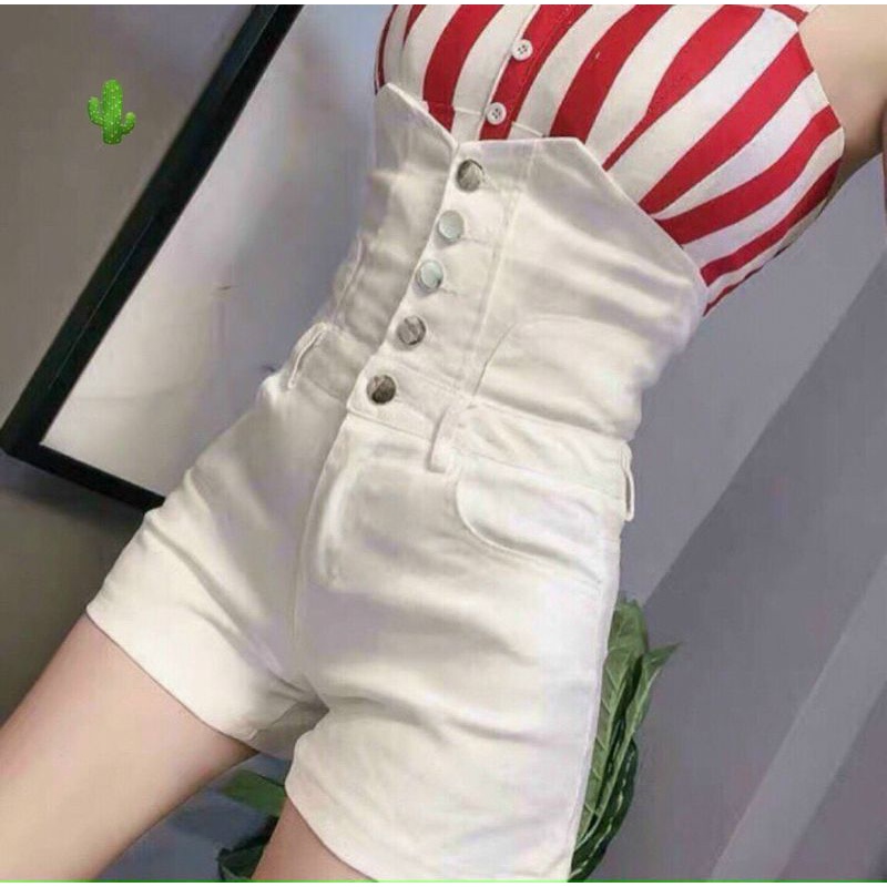 Quần kaki lưng cao 5 nút
