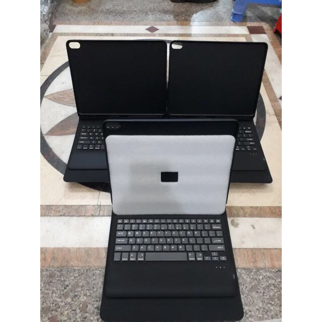 [Mã 99ELSALE hoàn 7% đơn 300K] Bao da kết hợp bàn phím ipad pro 12.9 2018 hiệu smart keyboard sang chảnh