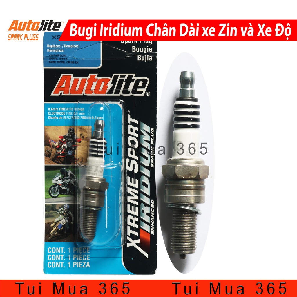 Bugi Racing Iridium Autolite dành cho xe độ và xe zin như Winner, Sonic, Exciter, Raider, TFX, SH, NVX