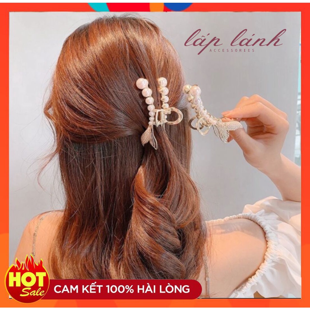 [HOT] KẸP TÓC KẸP CÀNG CUA BỚI TÓC ĐÍNH ĐÁ ĐÍNH HẠT NGỌC NHÂN TẠO THỜI TRANG PHONG CÁCH HÀN QUỐC 214KTOCA