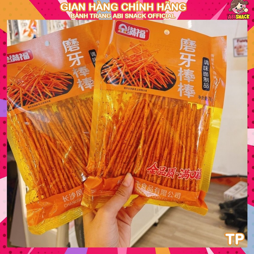 [MÓN ĂN TUỔI THƠ] SNACK BIM BIM TĂM QUE CAY gói 25g