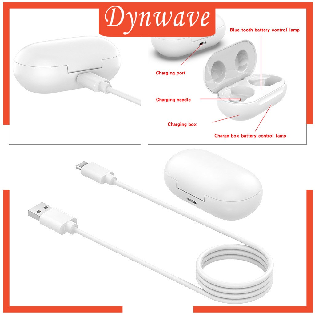 Hộp Sạc Dự Phòng 350mah + Dây Cáp Usb Cho Samsung Galaxy Buds + Sm-R175