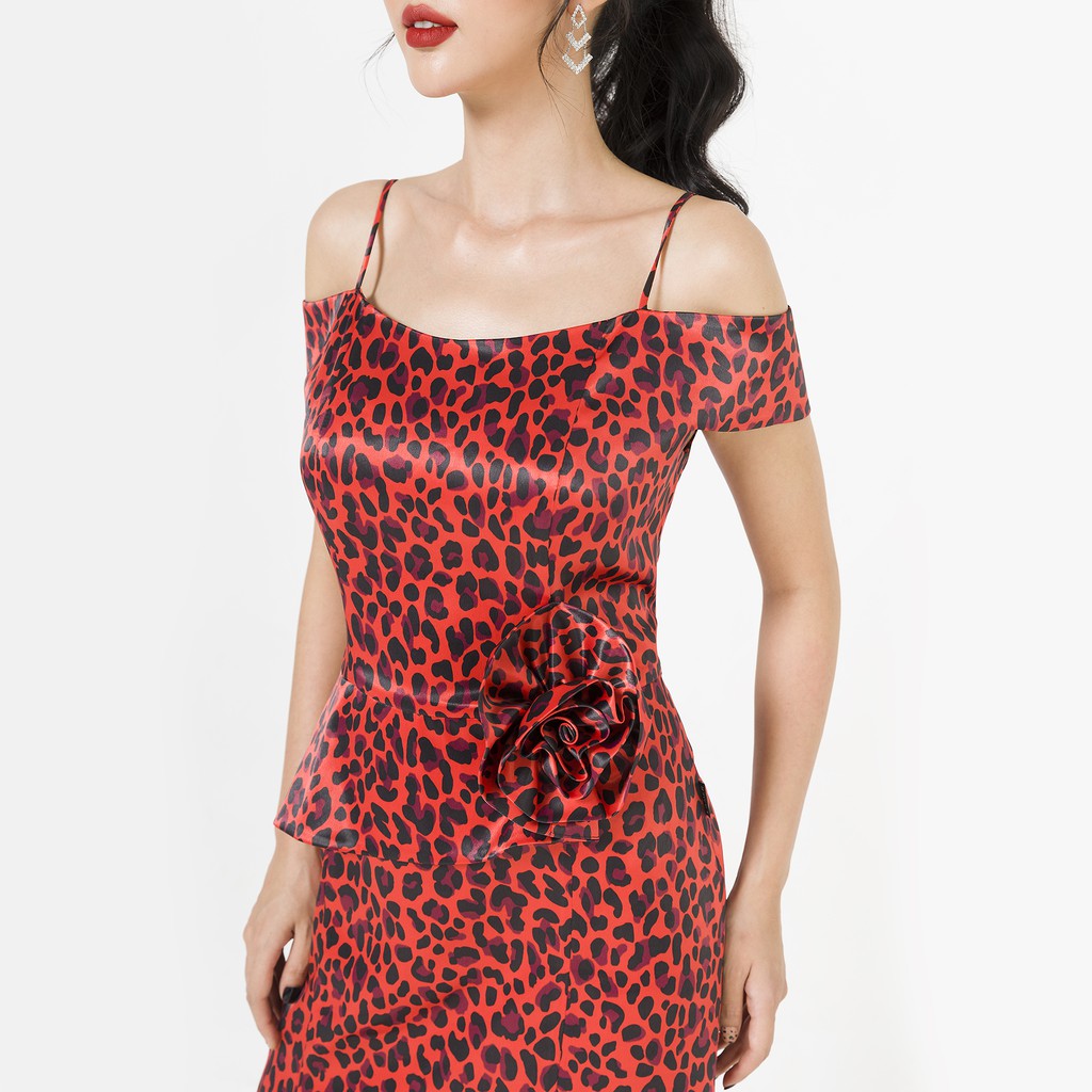 Đầm Dạ Hội SHE'S BACK Cuốn Hoa S63F20Q036