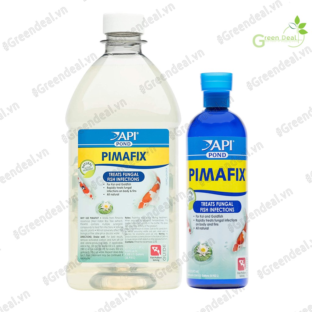 API - Pond Pimafix (Chai 473 ml) | Xử lý nấm cho cá Koi và cá cảnh thủy sinh