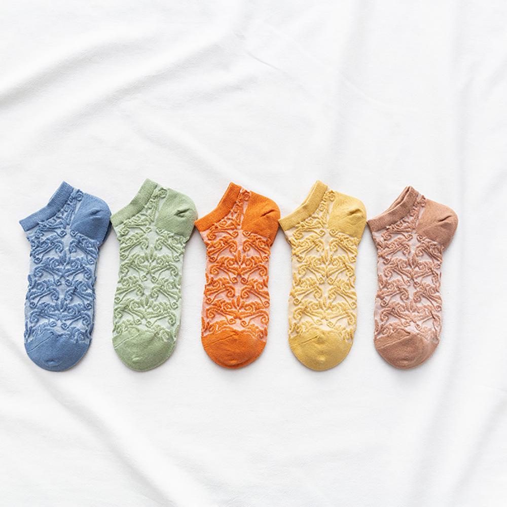 SOMEDAYZL Đôi Vớ HọA TiếT Hoa NhiềU MàU ThờI Trang Cho Nữ