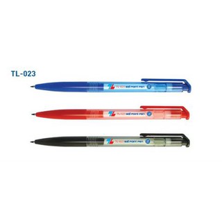 Bút bi TL 023 có 3 màu xanh, đen, đỏ