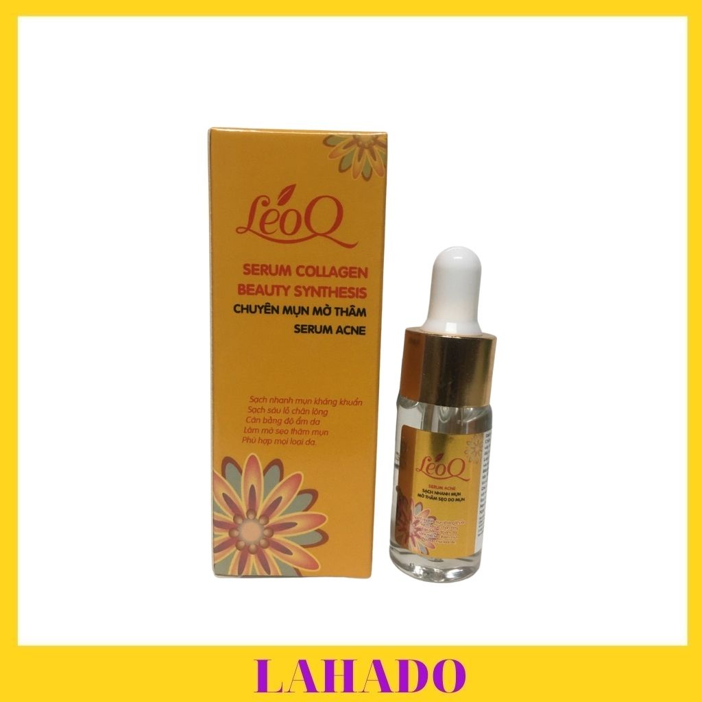 Serum Giảm Mụn, Mờ Thâm Mụn Dưỡng Ẩm Dưỡng Trắng Da LeoQ 10ml