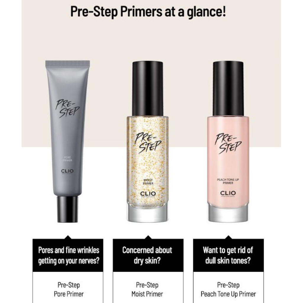 Kem Lót Kiềm Dầu Clio Kill Cover Pre-Step Pore Primer 30ML