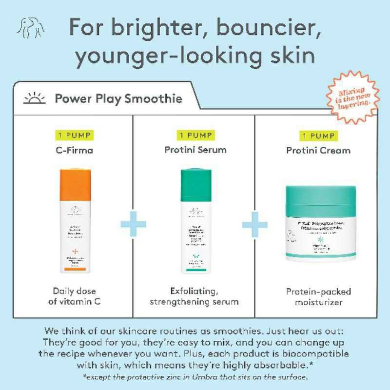 [ Minisize 5ml * 2 ] Sét Dưỡng Da Drunk Elephant Protini Polypeptide