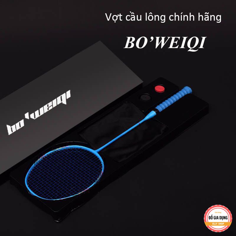 Bộ Vợt Cầu Lông Boweiqi Cao Cấp Chính Hãng – Vợt Cầu Lông 100% Siêu Bền, Siêu Nhẹ KÈM PHỤ KIỆN