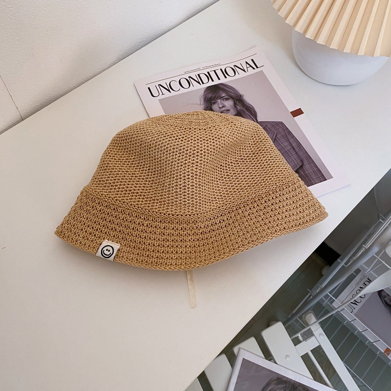 Mũ Bucket Bằng Cotton Lanh Thoáng Khí Phong Cách Nhật Bản Thời Trang Xuân Hè Cho Trẻ Em