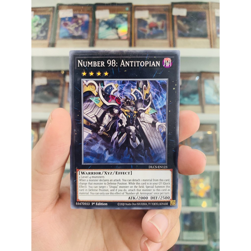 Thẻ Bài Lẻ YugiOh! Mã DLCS-EN123 - Number 98: Antitopian - Common - 1st Edition