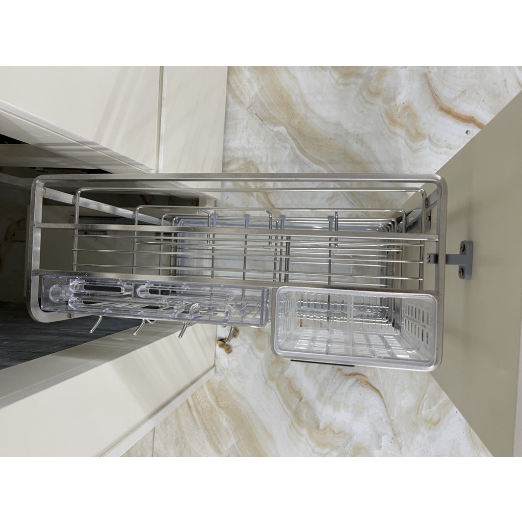 GIÁ DAO THỚT ĐA NĂNG GEMANI INOX 304  KÈM RAY GIẢM CHẤN