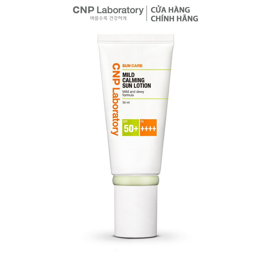 Bộ đôi Sữa chống nắng dịu da CNP Laboratory SPF50+/PA++++ 50ml &amp; Gel tẩy trang sạch sâu CNP Cleansing Perfecta 150ml