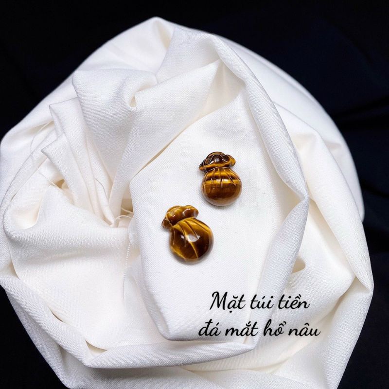 Mặt Túi Tiền T.Anh, Đ.á Aqua, Bỏ Ví Kích Tài Lộc Kèm Dây Đeo Cổ