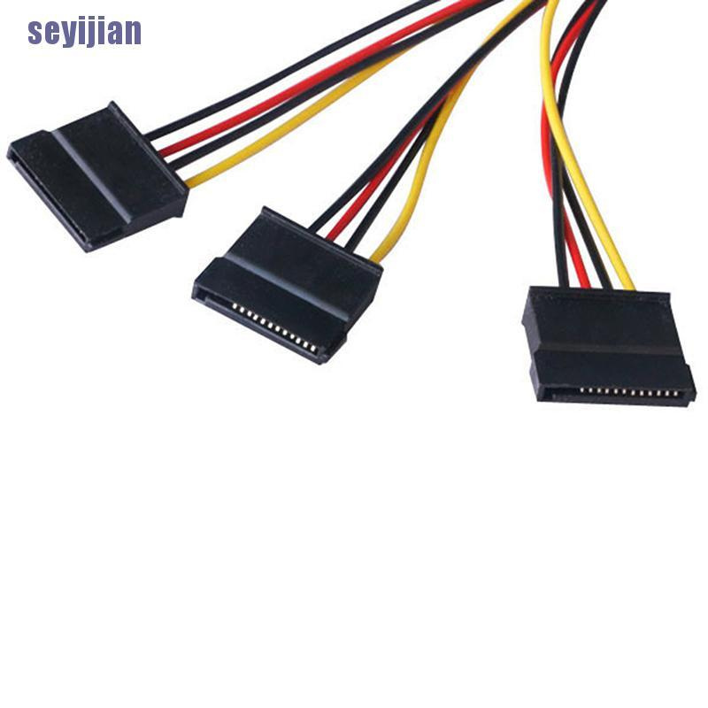 Cáp Chia Cổng Ide Molex Sang 3 Serial Ata Sata 4 Pin