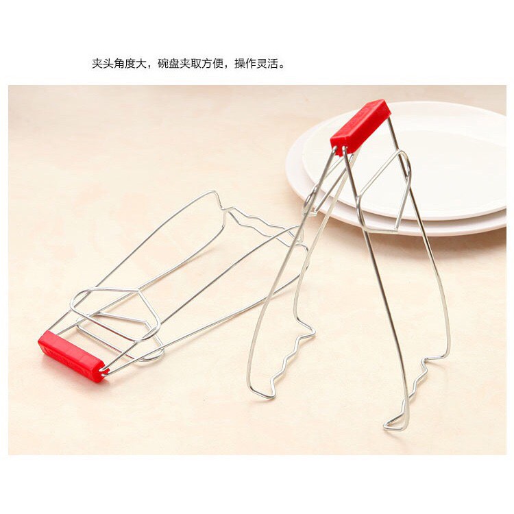 Kẹp chống nóng bằng kim loại tiện dụng cán đỏ E231