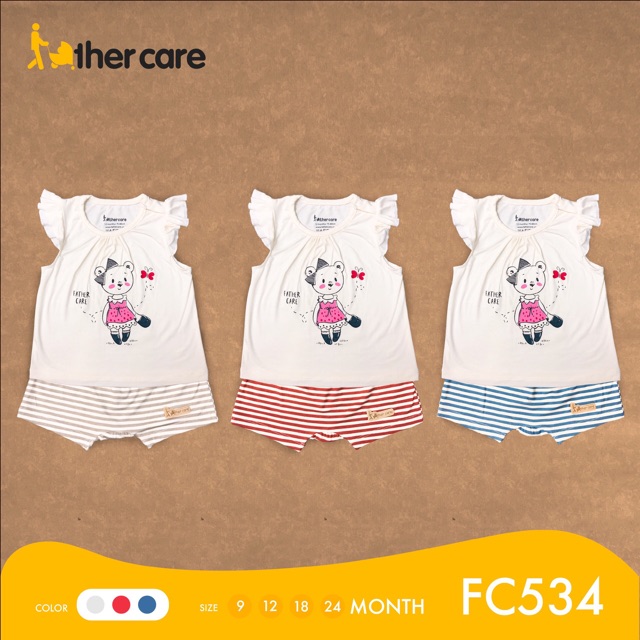 Bộ father care bé gái