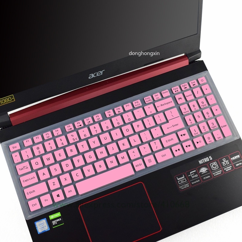 Ốp Bảo Vệ Bàn Phím Bằng Silicon Cho Acer AN515 i7-9750H 53/54 15.6 17.3 Acer Nitro 5 AN515-45/43/44 AN515-54/55 AN517-54/53/51/52 NP515-51 Nitro 7 AN715-52