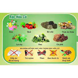 Combo ủ phân hữu cơ từ rác thải nhà bếp