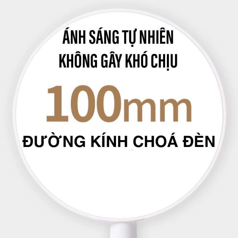 Đèn LED Học Để Bàn Đèn Kẹp Bàn Mini Có Ánh Sáng Vàng Chống Cận Thị Sạc Pin Tích Điện 4-6h Tăng Giảm Độ Sáng Giá Rẻ