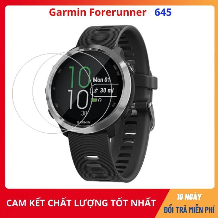 Dán cường lực, dán màn hình Garmin Forerunner 645 , 245 , 245M ✅TẶNG BỘ VỆ SINH MÀN HÌNH