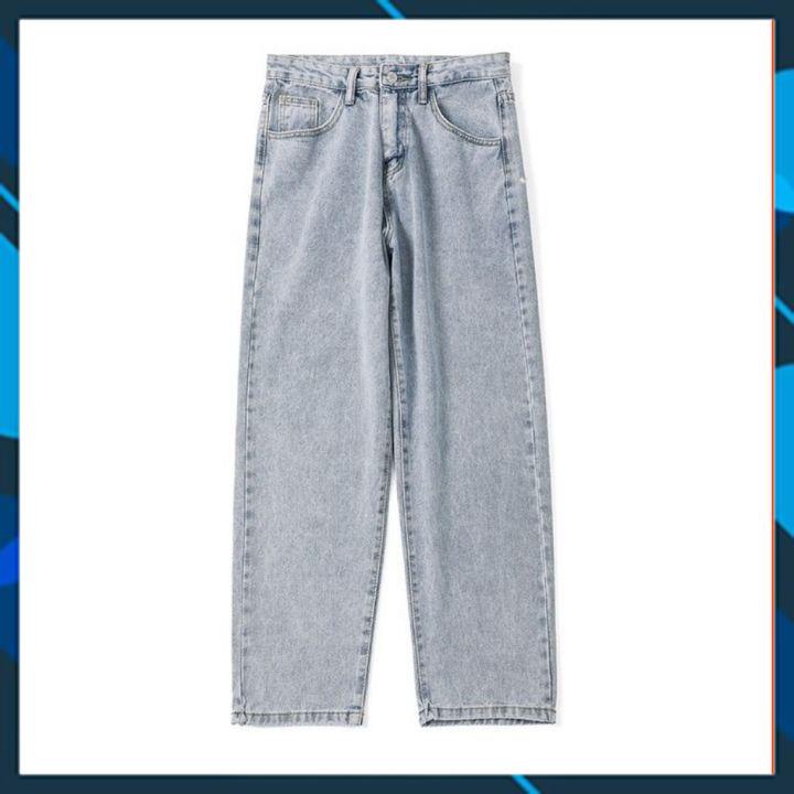 Quần jeans nam ống rộng,quần ống rộng nam cá tính phong cách hàn quốc QJSU02 | BigBuy360 - bigbuy360.vn