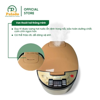 Nồi cơm điện tử Thông minh PALADO 1,8L 900W -  Màu cát cháy tinh tế - BẢO HÀNH 12 THÁNG