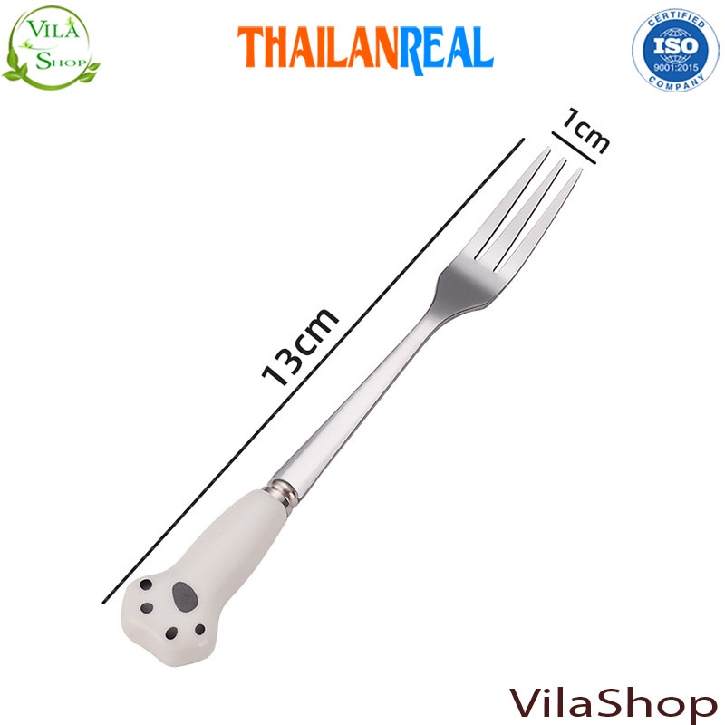 Thìa Dĩa Inox Cán Sứ, Thìa Inox Họa Tiết Cao Cấp Hàn Quốc Đa Năng Nhiều Hình Dáng Kích Thước Sử Dụng An Toàn Tiện Lợi