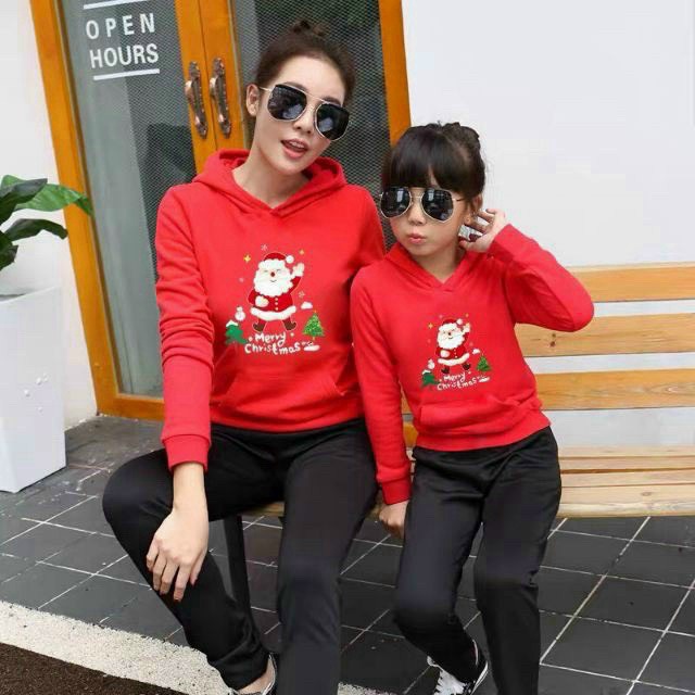 ÁO HODDIES CẶP ĐÔI NAM NỮ GIÁNG SINH NOEL CỰC ĐẸP THỜI TRANG CHO BÉ VÀ NGƯỜI LỚN MỚI NHẤT HIỆN NAY