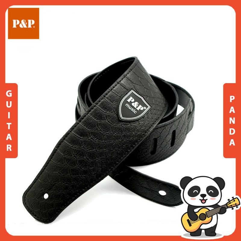 Dây Đeo Đàn Guitar P&amp;P Similar 6 Mẫu Cá Tính Guitar Panda