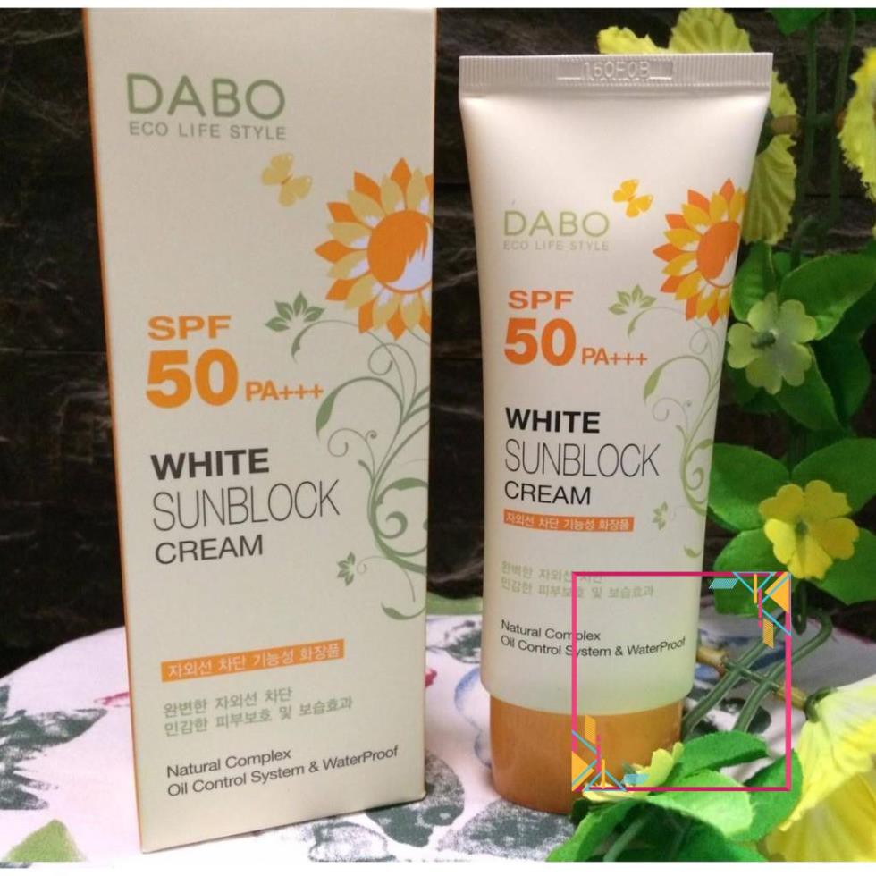 Kem Chống Nắng Trắng Da
Dabo White Sunblock Hàn quốc 70ml - Chính hãng