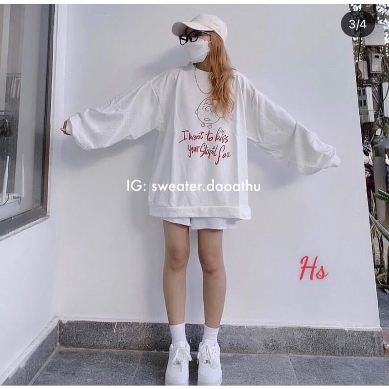 Áo sweater cậu bé to kiss HSU1