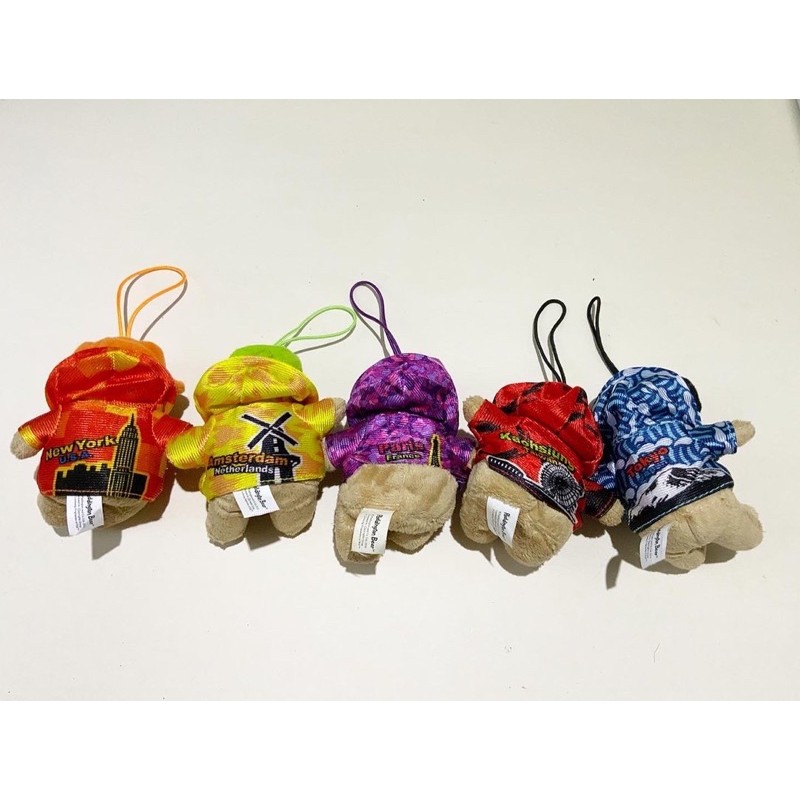 Móc khóa gấu bông hít tủ lạnh - thú nhồi bông đồ chơi dễ thương phong cách Nhật Bản