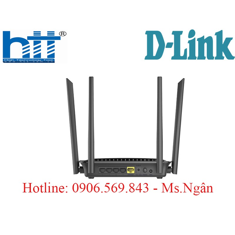 Bộ định tuyến băng tần kép AC không dây Dlink DIR-822