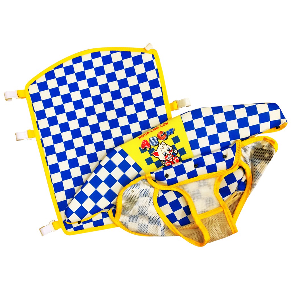 PK - Yên và miếng lót chân Xe Tập Đi Nhựa Chợ Lớn - Giao màu ngẫu nhiên