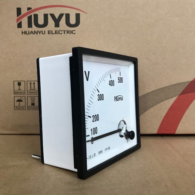 Đồng hồ đo Volt size 96 x 96, loại 500V ,Hãng Huyu ( Chính Hãng)