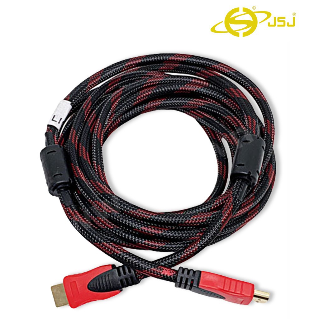 [Bán chạy nhất] Cáp HDMI 1.4 JSJ dài 1.5m - 15m chất lượng hình ảnh sắc nét lên tới 2K, hỗ trợ 3D IMAX màn hình lớn - Hà