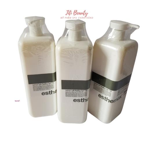 Tẩy da chết Lemon Soft Peeling Gel 118 ESTHEPRO 1000ml làm sạch loại bỏ hết bã nhờn tế bào chết dưỡng ẩm chống lão hóa.