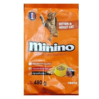 THỨC ĂN HẠT CHO MÈO MININO GÓI 480G