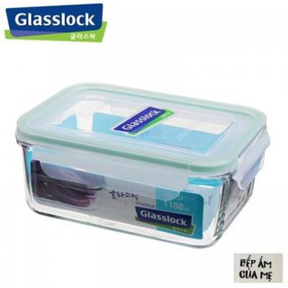 Hộp Đựng Cơm Thủy Tinh Giữ Nhiệt hình chữ nhật Glasslock Hàn Quốc