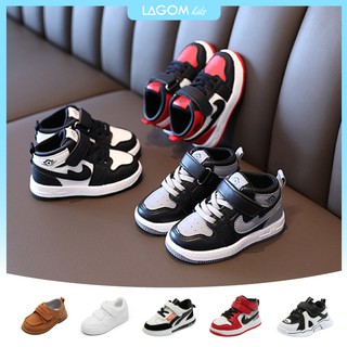 [New 2020] Giày Sneaker Bé Gái & Bé Trai | Giày Thể Thao Trẻ Em Cao Cổ Quai Dán Cao Cấp| 1-3-5 Tuổi