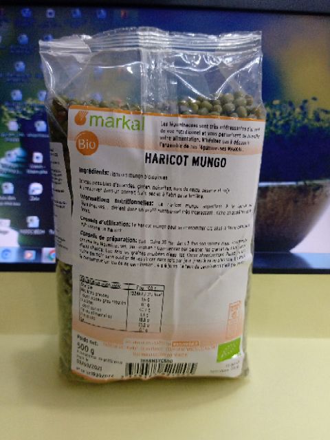 Đậu xanh hữu cơ Markal 500g