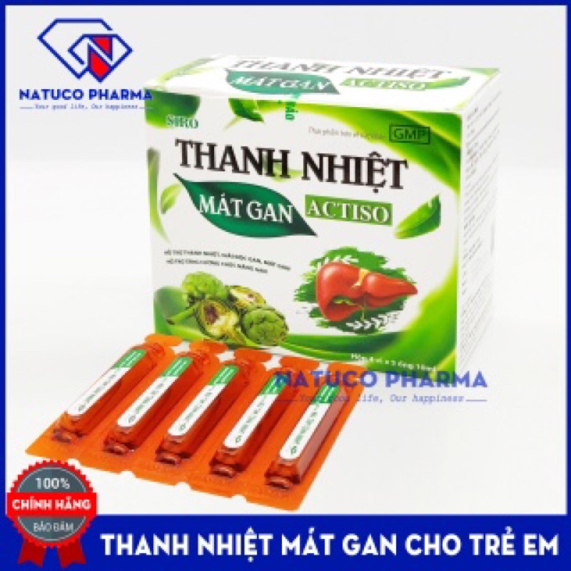 Mát gan thanh nhiệt giảm mụn nhọt nhiệt miệng nóng trong cho bé hộp 20 o