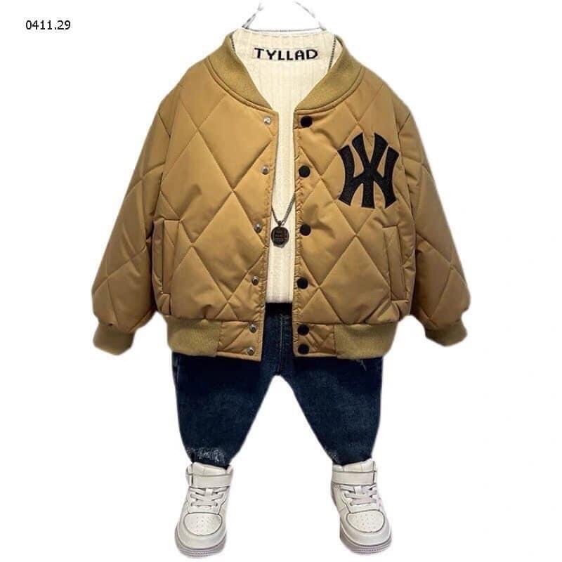 Áo bomber bé trai- Hàng sẵn